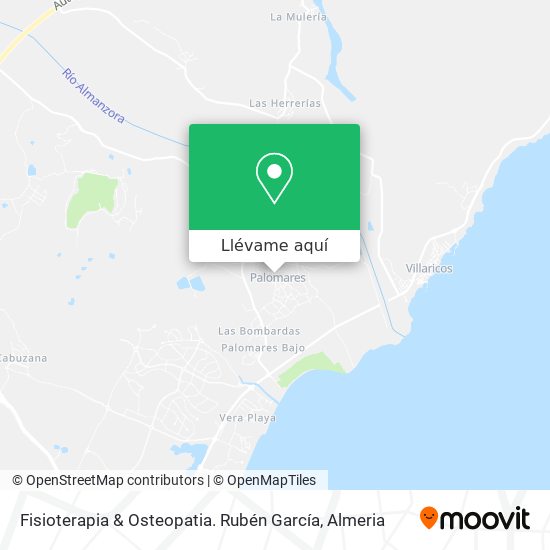 Mapa Fisioterapia & Osteopatia. Rubén García