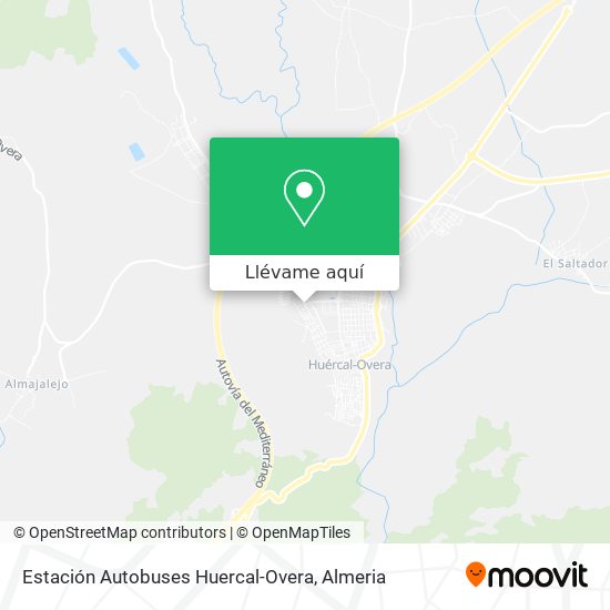 Mapa Estación Autobuses Huercal-Overa