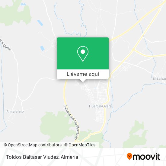 Mapa Toldos Baltasar Viudez