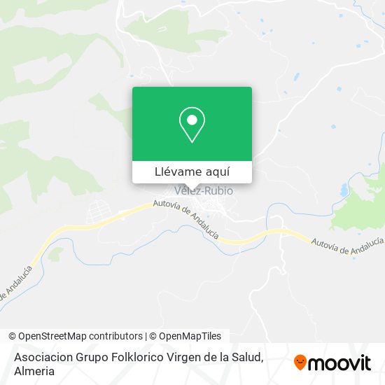 Mapa Asociacion Grupo Folklorico Virgen de la Salud