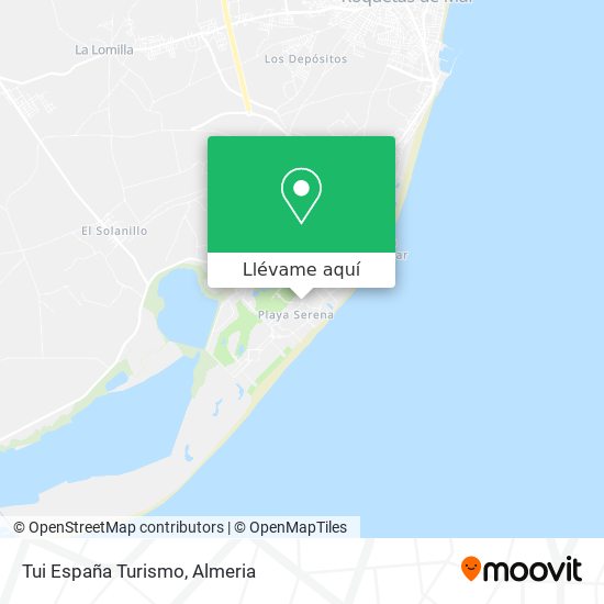 Mapa Tui España Turismo