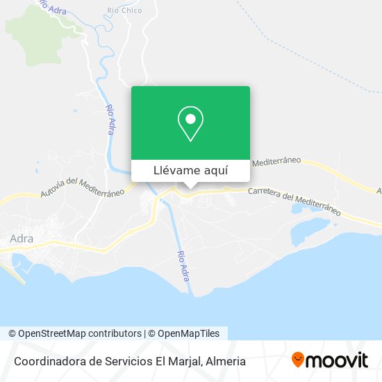 Mapa Coordinadora de Servicios El Marjal