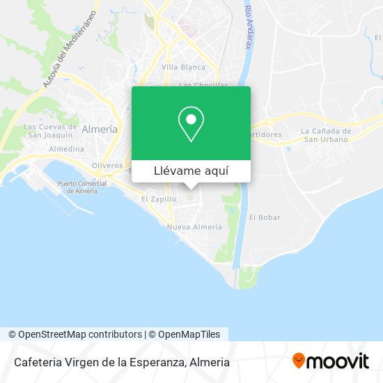 Mapa Cafeteria Virgen de la Esperanza