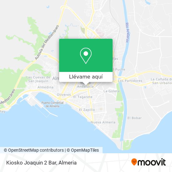 Mapa Kiosko Joaquin 2 Bar