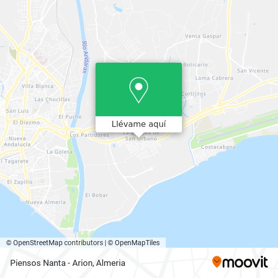 Mapa Piensos Nanta - Arion