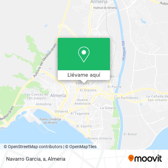 Mapa Navarro Garcia, a