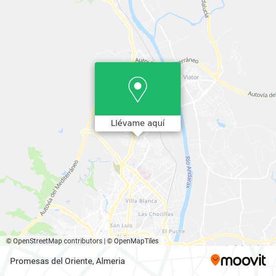Mapa Promesas del Oriente