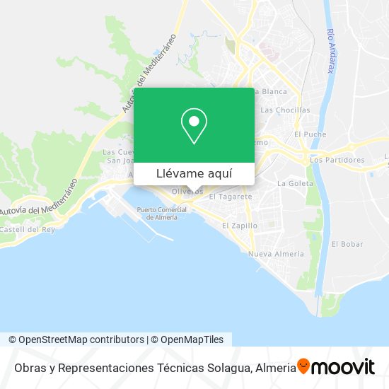 Mapa Obras y Representaciones Técnicas Solagua