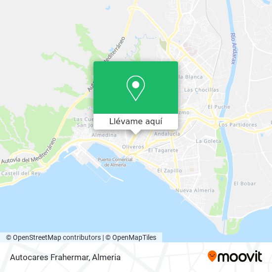 Mapa Autocares Frahermar