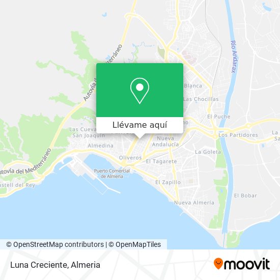 Mapa Luna Creciente