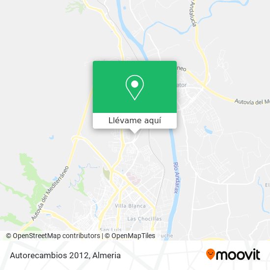 Mapa Autorecambios 2012