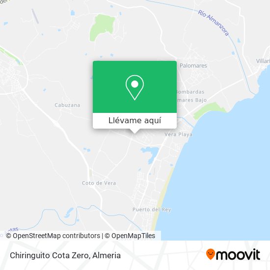 Mapa Chiringuito Cota Zero