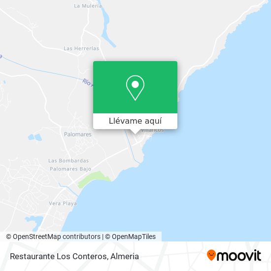 Mapa Restaurante Los Conteros
