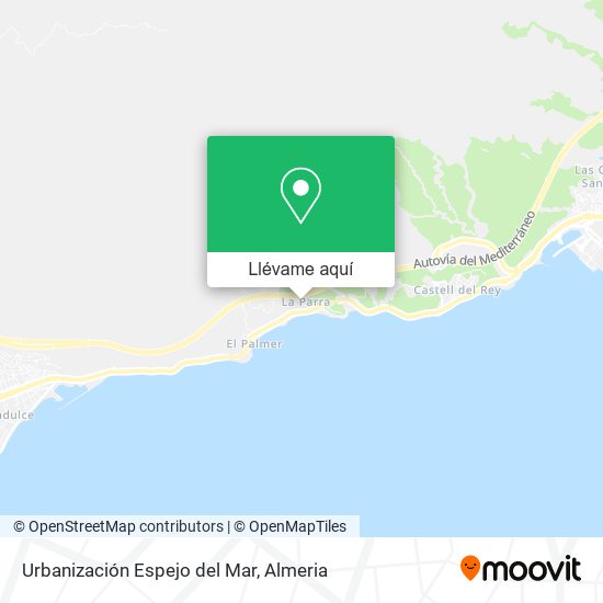 Mapa Urbanización Espejo del Mar