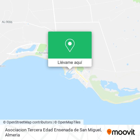 Mapa Asociacion Tercera Edad Ensenada de San Miguel