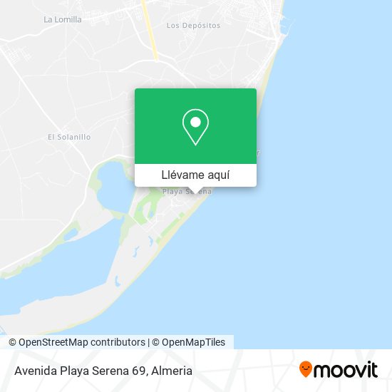 Mapa Avenida Playa Serena 69