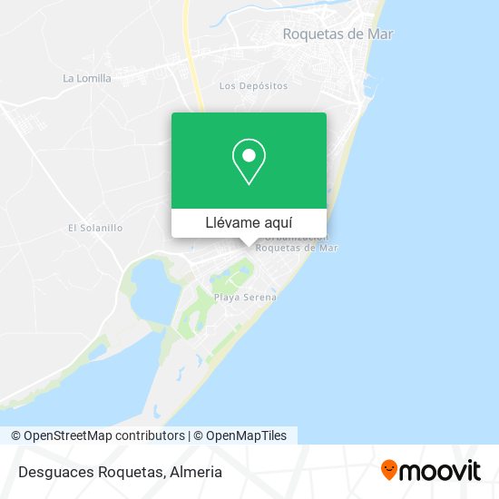 Mapa Desguaces Roquetas