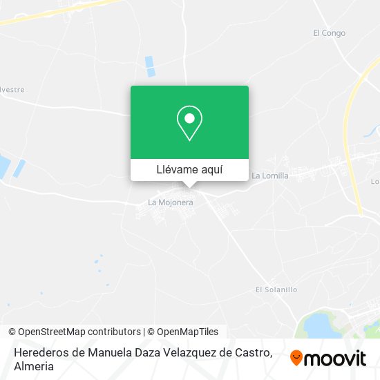 Mapa Herederos de Manuela Daza Velazquez de Castro