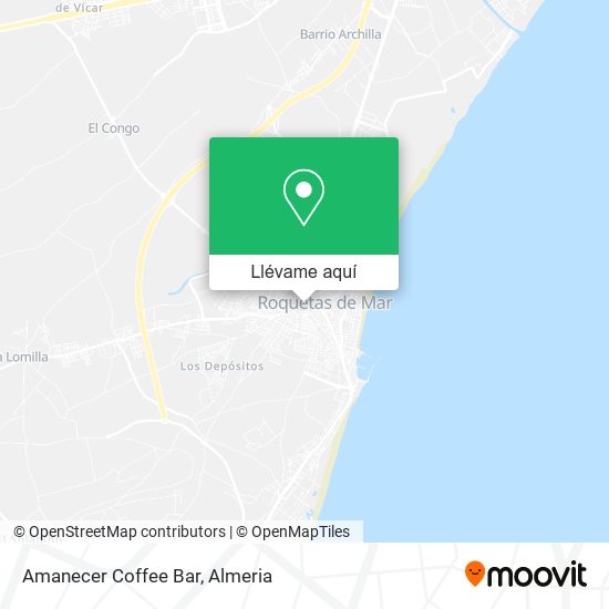 Mapa Amanecer Coffee Bar