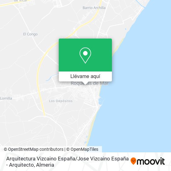 Mapa Arquitectura Vizcaino España / Jose Vizcaino España - Arquitecto