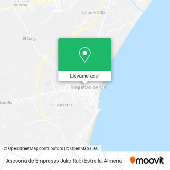 Mapa Asesoria de Empresas Julio Rubi Estrella