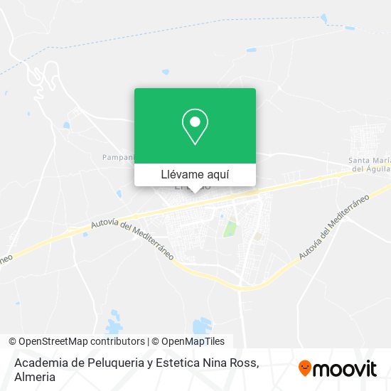 Mapa Academia de Peluqueria y Estetica Nina Ross