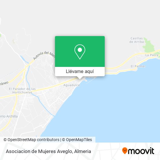 Mapa Asociacion de Mujeres Aveglo