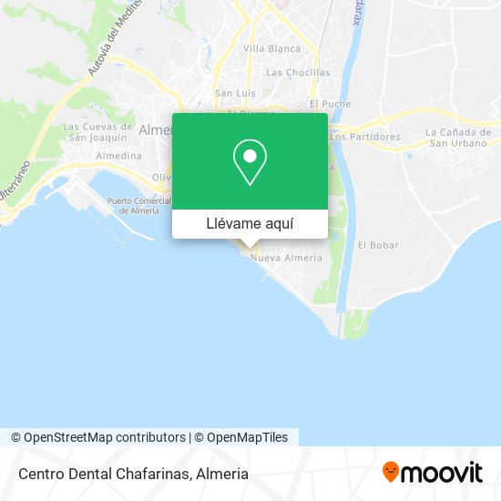 Mapa Centro Dental Chafarinas