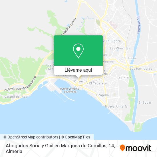Mapa Abogados Soria y Guillen Marques de Comillas, 14