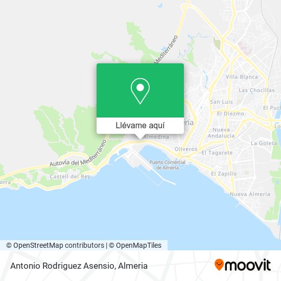 Mapa Antonio Rodriguez Asensio