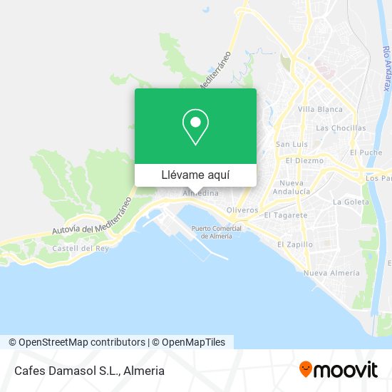 Mapa Cafes Damasol S.L.