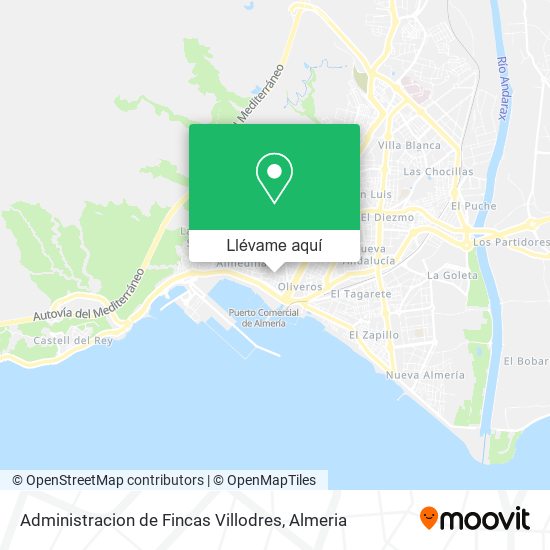 Mapa Administracion de Fincas Villodres