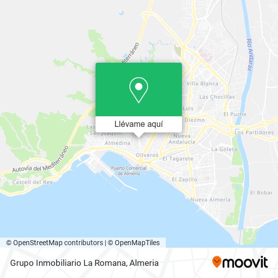 Mapa Grupo Inmobiliario La Romana