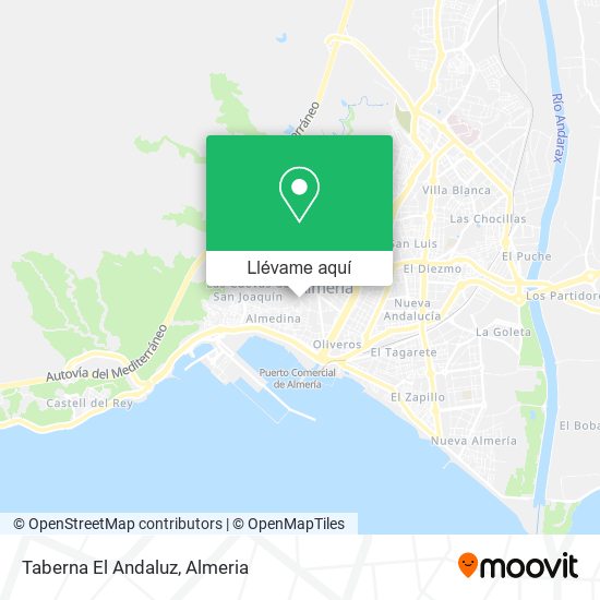 Mapa Taberna El Andaluz