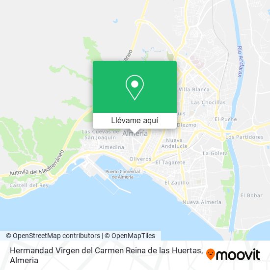 Mapa Hermandad Virgen del Carmen Reina de las Huertas