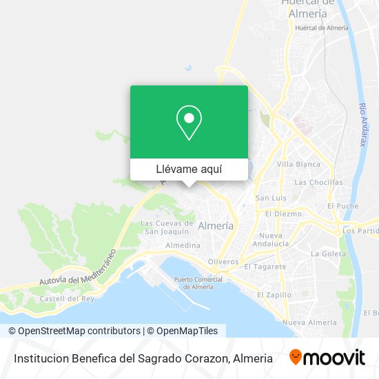 Mapa Institucion Benefica del Sagrado Corazon