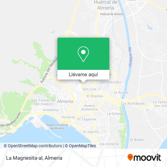 Mapa La Magnesita-al