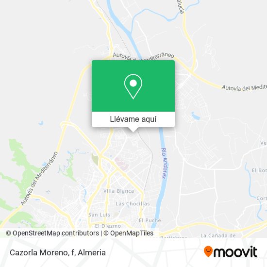 Mapa Cazorla Moreno, f