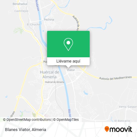 Mapa Blanes Viator