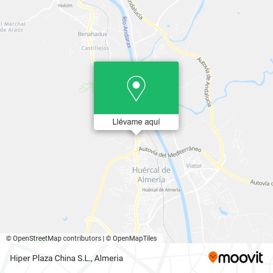 Mapa Hiper Plaza China S.L.
