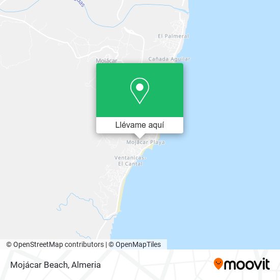 Mapa Mojácar Beach