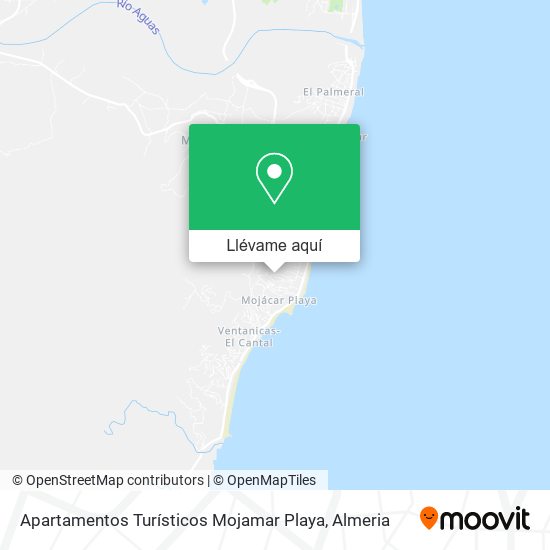 Mapa Apartamentos Turísticos Mojamar Playa