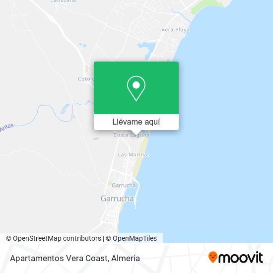 Mapa Apartamentos Vera Coast