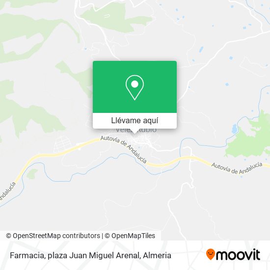 Mapa Farmacia, plaza Juan Miguel Arenal