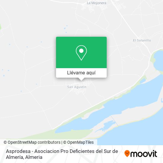 Mapa Asprodesa - Asociacion Pro Deficientes del Sur de Almería