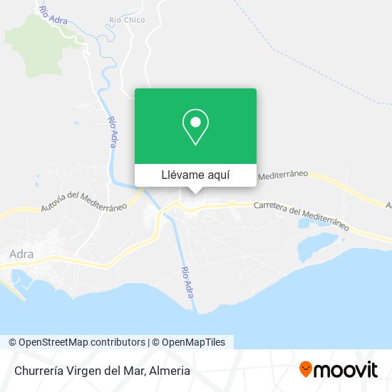 Mapa Churrería Virgen del Mar