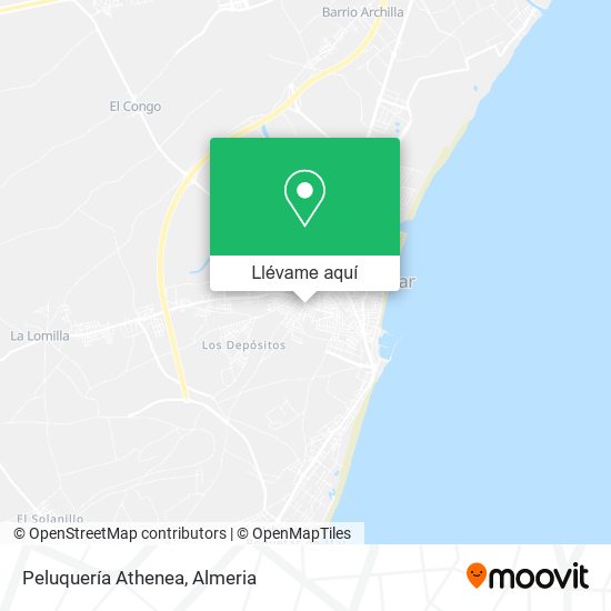 Mapa Peluquería Athenea