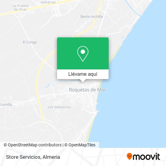 Mapa Store Servicios