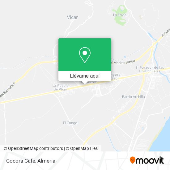 Mapa Cocora Café