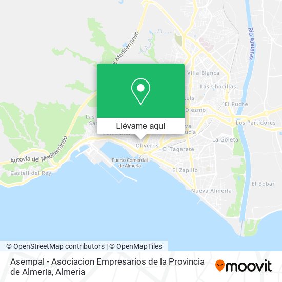 Mapa Asempal - Asociacion Empresarios de la Provincia de Almería